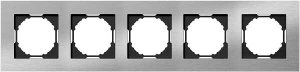 Donel A07 Natural Серебристый Алюминий рамка 5-я, серия DB