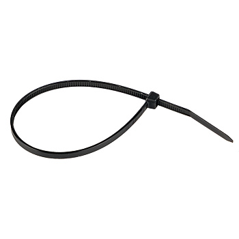 Хомут нейлоновый черный (3,6х370) (100шт) Basic EKF
