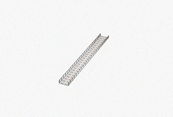 Лоток замковый перфорированный ЛМЗ 600х85х3000 УХЛ1, горячее цинкование, S1,5