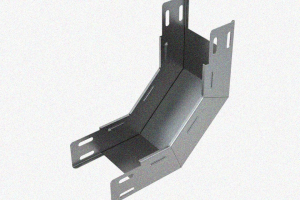 Лоток замковый глухой КПЗГ 200х110-90 УХЛ1 для поворота трассы вверх на 90, горячее цинкование S1,5
