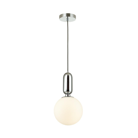 Подвес E27 1*40W (тип лампы СВЕЧА) 220V OKIA хром/белый ODEON LIGHT