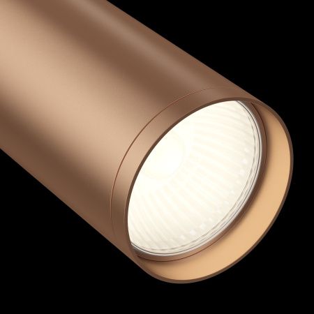 Светильник трековый 1*GU10 10Вт Белый и Медь матовая IP20 Focus S TR020-1-GU10-WC Technical