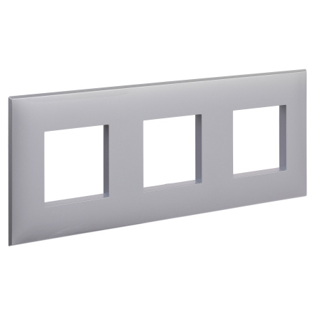 Рамка "Avanti", "Закаленная сталь", 3 поста (6 мод.) DKC