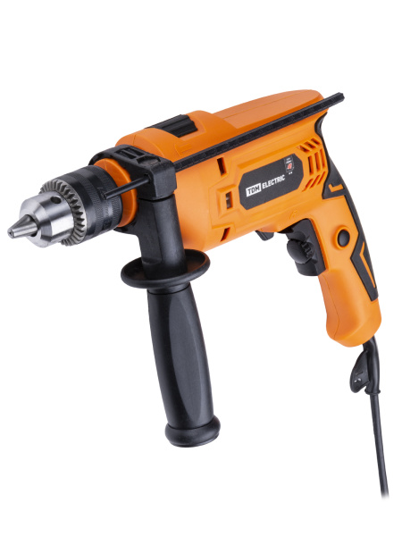 Дрель ДУ-550, удар., мощ. 550 Вт, 13мм, 0-3000 об/мин, 0-48000 уд/мин, шнур 3 м. "Рубин" TDM