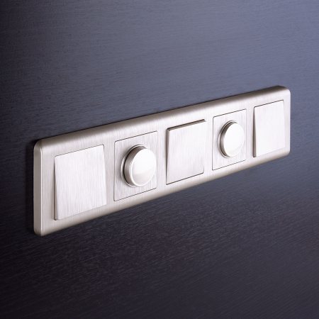 Stream Рамка горизонт/вертик 5 пост . перламутровый IP20 Werkel