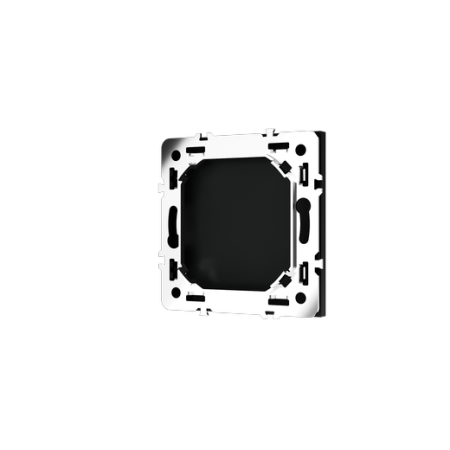 Заглушка Voltum S70 с суппортом, (черный матовый)