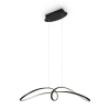 Подвесной светильник 1*LED 42Вт Черный IP20 Curve MOD156PL-L52B4K Maytoni