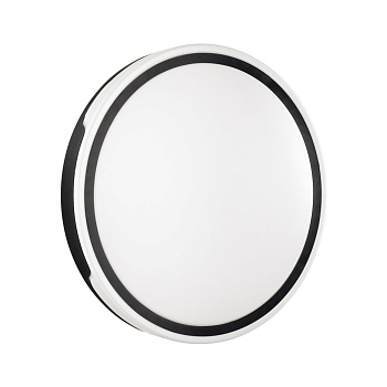 Св-к пластик/белый/черный LED 48Вт 3000-6500К D390 IP43 пульт ДУ/LampSmart AVELLA SONEX