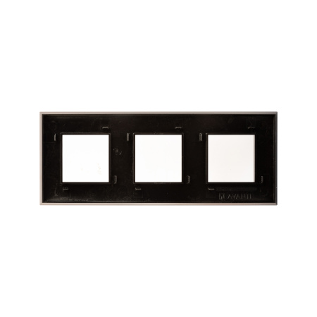 Рамка "Avanti", "Серый жемчуг", 3 поста (6 мод.) DKC