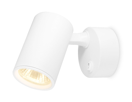 Накладной поворотный спот с выключателем TA1291 WH белый GU10 max 12W 87*55*138 Ambrella Light
