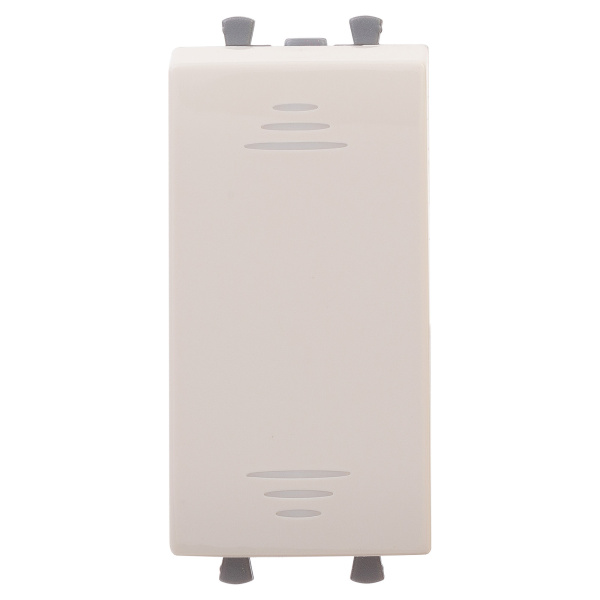 Выключатель модульный, "Avanti", "Ванильная дымка", 1 модуль DKC