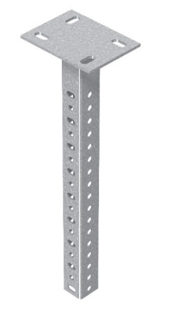 Стойка потолочная сварная устойчивая 400 мм, толщ. 2,0 мм, гальван. цинк Ostec