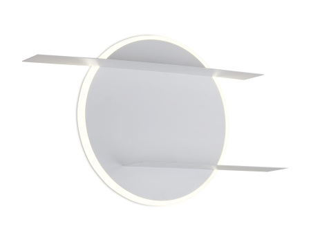 Настенный светодиодный светильник с полками FW102 WH/S белый/песок LED 4200K 28W 420*250*120 Ambrella Light