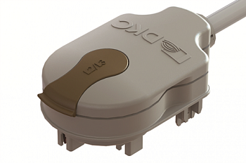 Отводной блок с кабелем 800 мм (H05Z1Z1F), L2/L3, 2P, 10A DKC