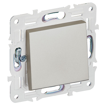 SKANDY Выключатель 1-клавишный перекрестный 10А SK-V03Sh шампань IEK