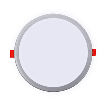 LP-09 Светодиодная панель встраиваемая с регулировкой под посадочное отверстие, 15Вт, 230В/50Гц, 1200лм, 6500К, Ø175х24мм, круглая, драйвер на корпусе