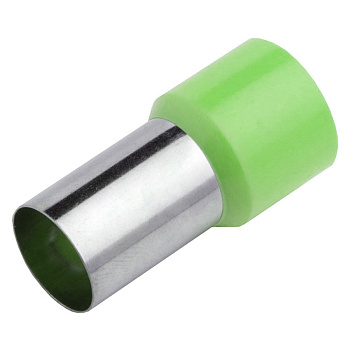 Наконечник-гильза НГИ1 GNGI-E-6-18-50 Светло-зеленый, 50 штук General