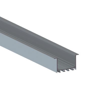 Donel Встраиваемый алюминиевый профиль 65х35х3000. Цвет: Анодированное серебро,Серия:DN8ALE