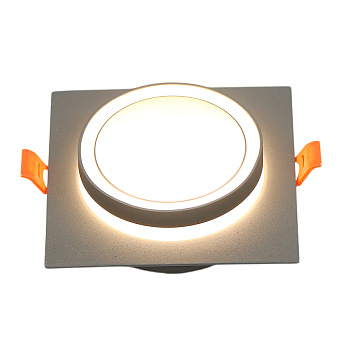 Встраиваемый светильник General GCL-GX53-H38 Вега Квадратный Графит