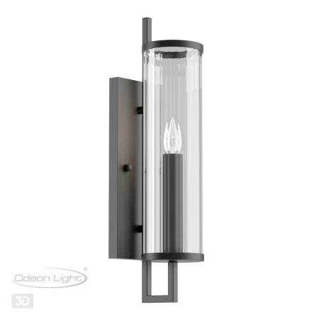Бра E14 60W 220V RENA черный/прозрачный ODEON LIGHT