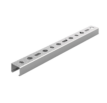 Профиль перфорированный С-образный 30х20х3000, толщ. 1,5 мм, Сендзимир цинк Ostec