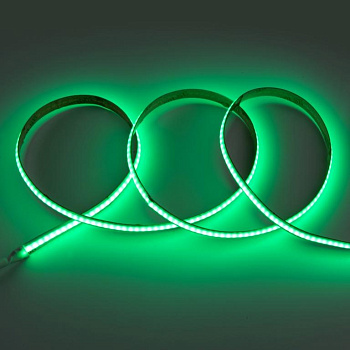 Лента светодиодная зеленый GLS-COB-320-8-24-IP20-G General