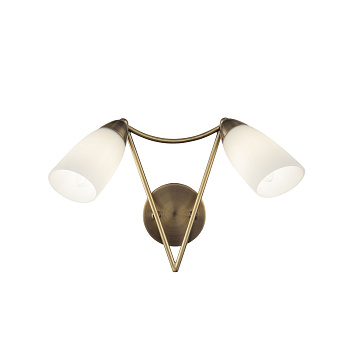 Бра 2*E14 40Вт Бронза Антик IP20 Alice FR5021WL-02BZ Freya