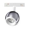 Трековый св-ник для низков.шинопровода IP20 LED 4000K 10W 48V FLUM хром/белый NOVOTECH