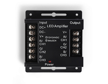 Усилитель для светодиодных лент RGB 24A 12V 288W/ 24V 576W GS11801 Ambrella Light