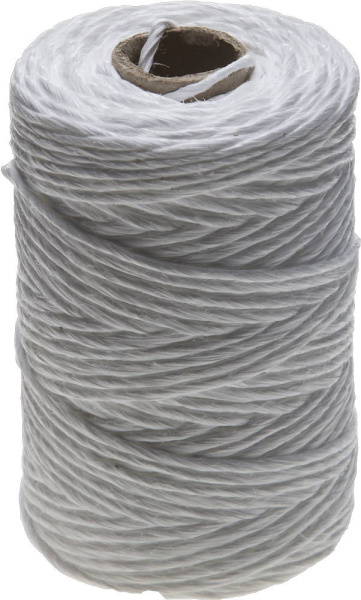 Шпагат полипропиленовый, d=2,0 мм, 100 м, белый, 35 кгс, 1,6 ктекс ЗУБР Шпагат полипропиленовый, d=2,0 мм, 100 м, белый, 35 кгс, 1,6 ктекс ЗУБР