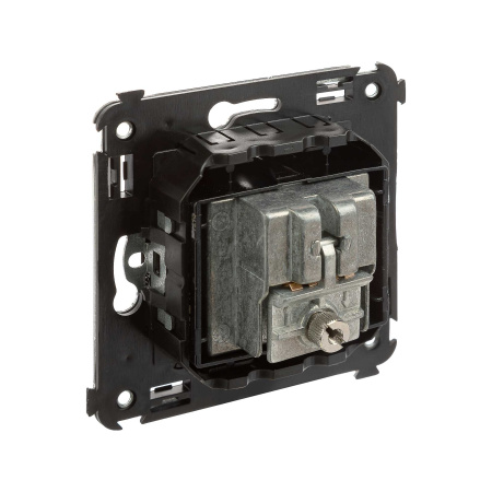 Розетка TV-FM-SAT в стену, "Avanti", "Черный квадрат" DKC