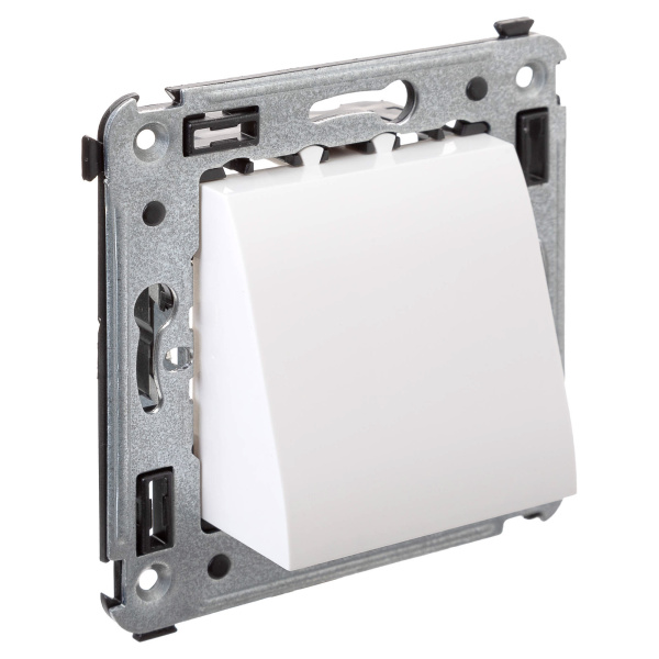 Вывод кабеля из стены "Avanti", "Белое облако" DKC