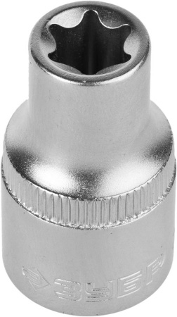 Головка торцовая "Мастер" (1/2"), Cr-V, E-TORX, хроматированное покрытие, E11 ЗУБР