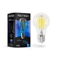 Лампа св/д E27 7Вт 4000K Прозрачный General purpose bulb E27 7W 7141 Voltega
