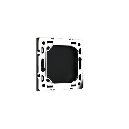 Заглушка Voltum S70 с суппортом, (черный матовый)