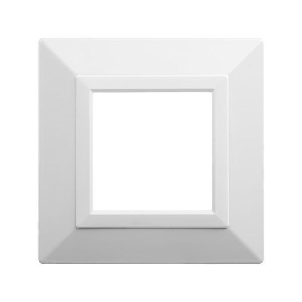 Рамка из металла, "Avanti", белая, 1 пост (2 мод.) DKC