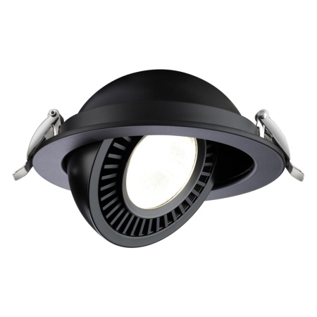 Св-к встр.св/д IP20 LED 18W 1600Лм 4000K 220V GESSO черный NOVOTECH