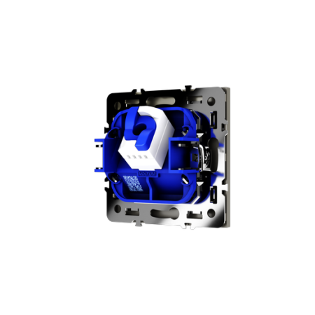 Розетка компьютерная встраиваемая Voltum S70 двойная RJ45+RJ45 КАТ.6, (шелк)