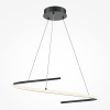 Подвесной светильник LED 31Вт Черный IP20 Curve MOD242PL-L33BK Maytoni