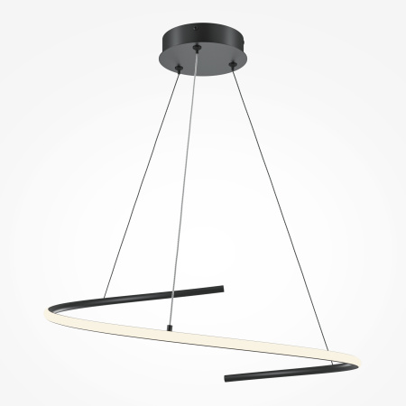 Подвесной светильник LED 31Вт Черный IP20 Curve MOD242PL-L33BK Maytoni