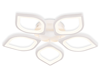 Потолочный светодиодный светильник без пульта FA444/5 WH белый 60W 4200K 580*580*80 (Без ПДУ) Ambrella Light