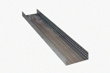 Лоток перфорированный ЛМ 300х50х3000 УТ1,5, горячее цинкование S1,5