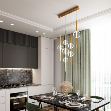 Универсальное основание в цвете античная бронза длиной 1200мм MOLTO ODEON LIGHT