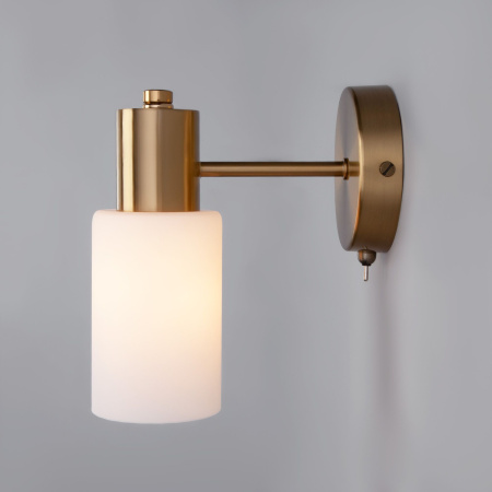 Настенный светильник с плафоном 1*E14 60Вт латунь IP20 Vegga (70160/1 латунь) Eurosvet Настенный светильник с плафоном 1*E14 60Вт латунь IP20 Vegga (70160/1 латунь) Eurosvet