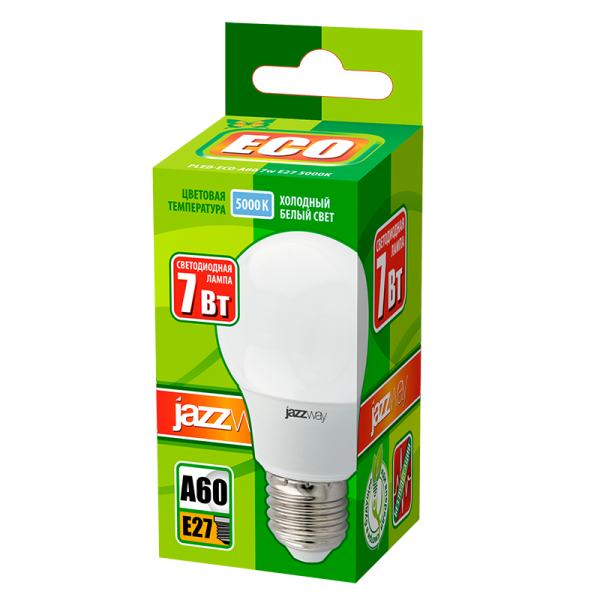 Лампа светодиодная LED 7 Вт Е27 220В JazzWay