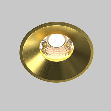 Встраиваемый светильник LED 12Вт Латунь IP20 Downlight DL058-12W3K-BS Technical Maytoni