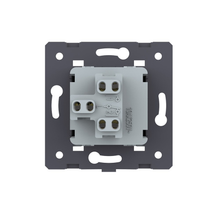 Одноклавишный механический выключатель, цвет зеленый (механизм) Livolo