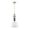 Подвес E14 1*40W CANDY золото/разноцветн./керамика/стекло D ODEON LIGHT