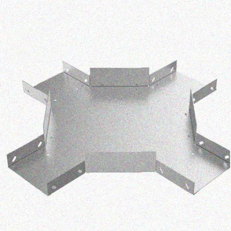 Лоток крестообразный замковый перфорированный КМЗ 400х50 УХЛ1, горячее цинкование, S1,5