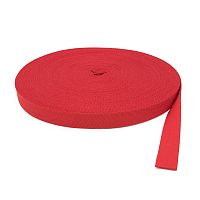 Монтажная лента текстильная 100 м цвет: красный FEDAST